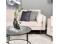 Boom Bank 3 Persoons Beige.-Vente-unique Clearance