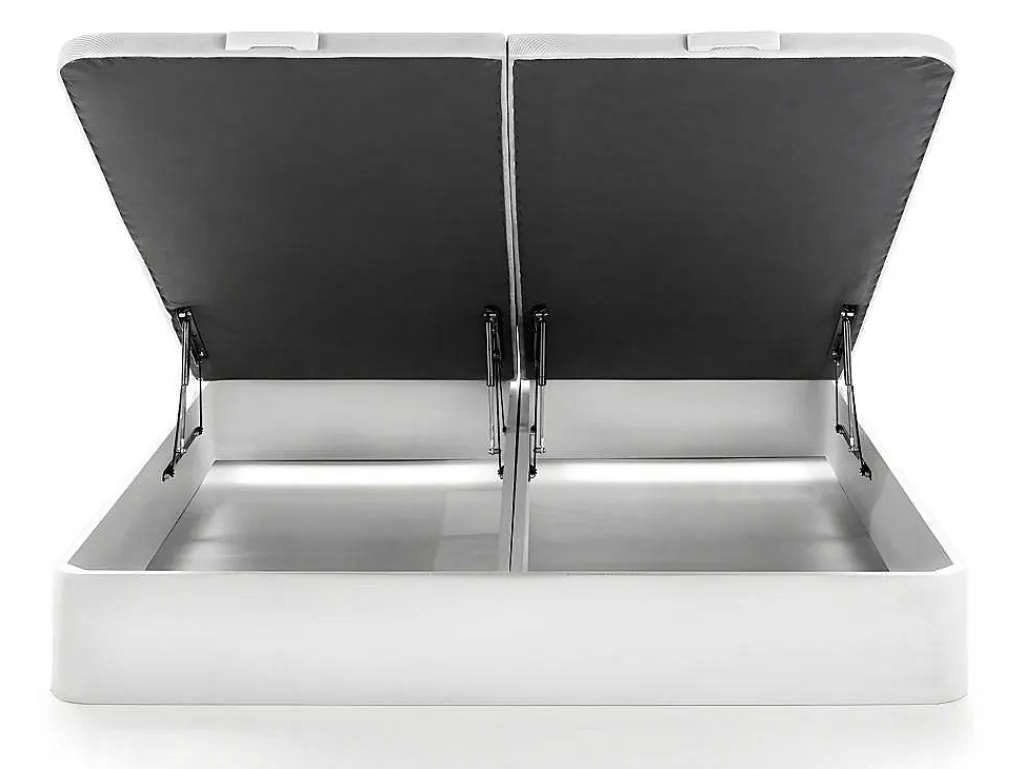 Boxspring - 180 X 200 Cm - Wit Mat - Hestia Van Ysmee-Ysmée