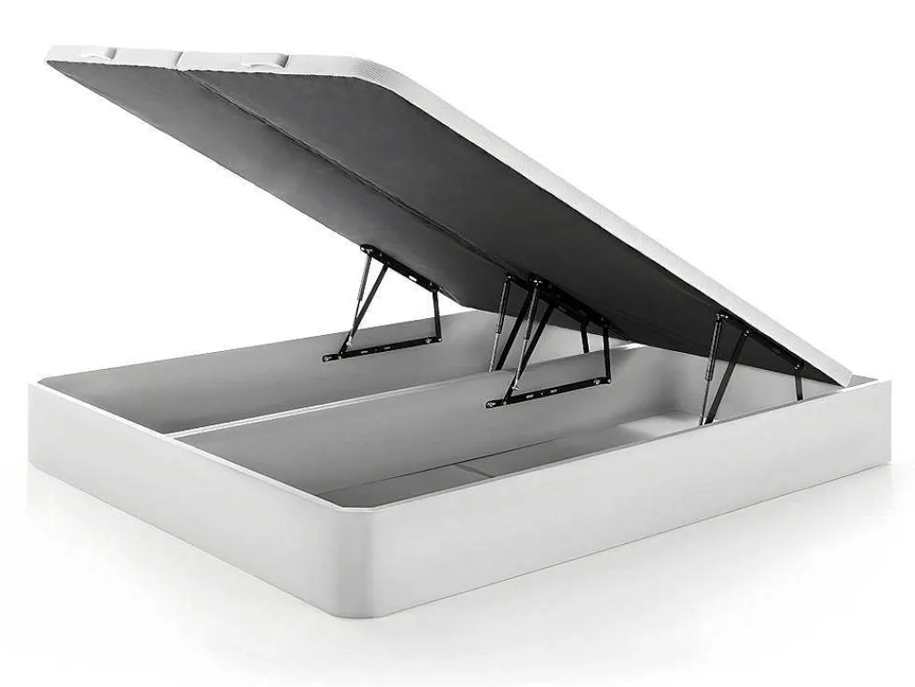 Boxspring - 180 X 200 Cm - Wit Mat - Hestia Van Ysmee-Ysmée