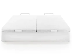 Boxspring - 180 X 200 Cm - Wit Mat - Hestia Van Ysmee-Ysmée