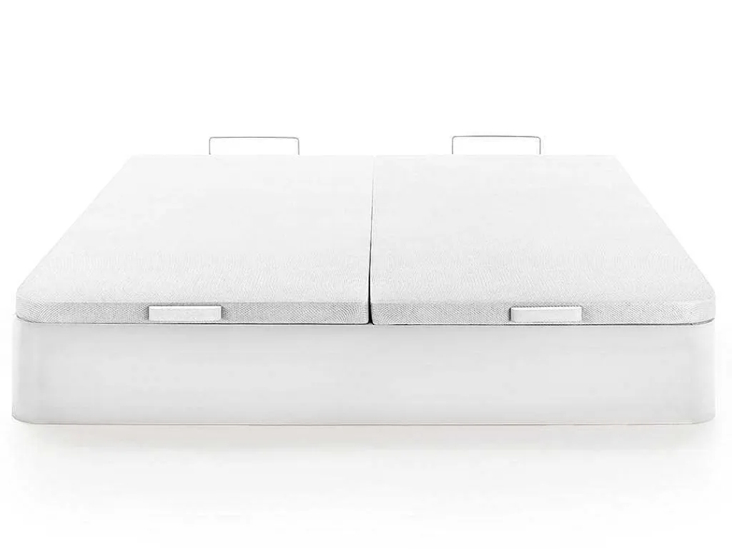 Boxspring - 180 X 200 Cm - Wit Mat - Hestia Van Ysmee-Ysmée