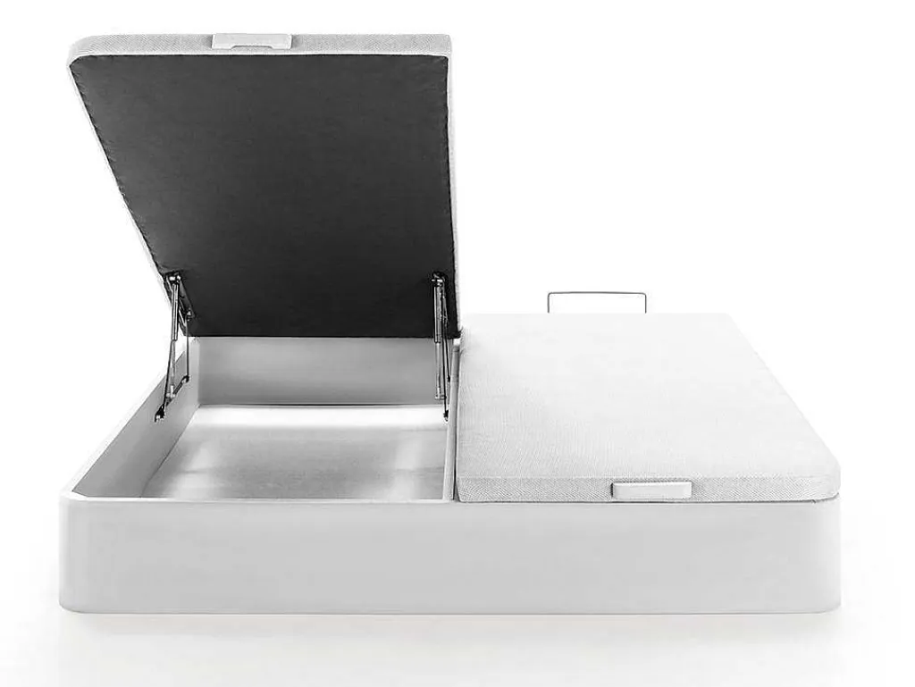 Boxspring - 180 X 200 Cm - Wit Mat - Hestia Van Ysmee-Ysmée