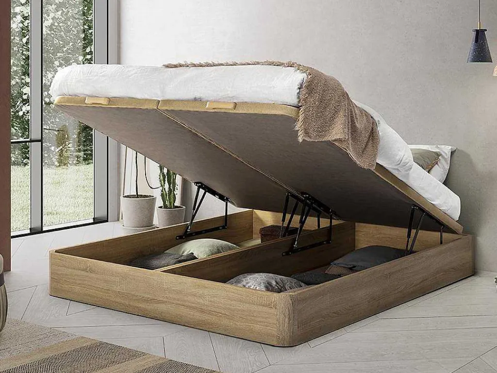 Boxspring 180 X 200 Cm - Licht Naturel - Hestia Van Ysmee-Ysmée New