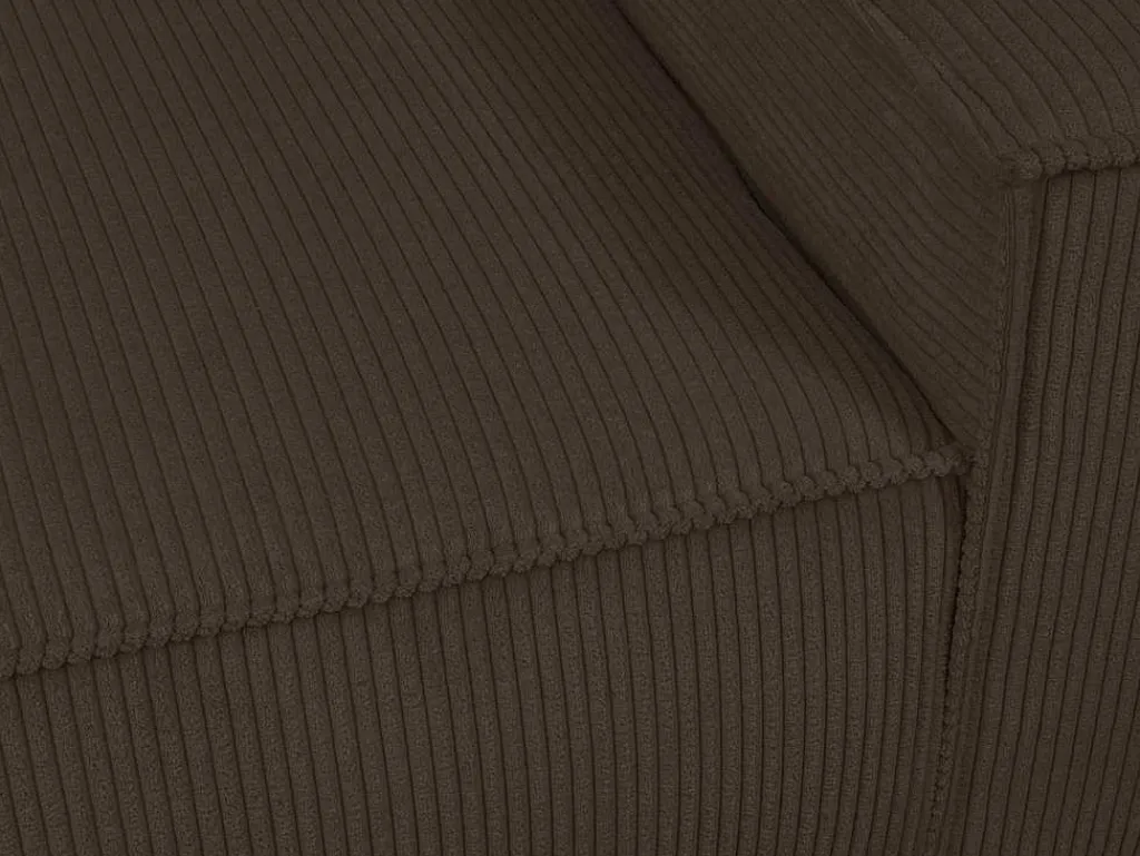 Bruine Fauteuil Van Ribfluweel Amelia-Vente-unique Hot