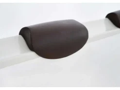 Bruine Halfharde Spa Met 6 Plaatsen Met Accessoires - 120 Stralen - L160 X B160 X H65 Cm - Makemo Van-Mspa Best
