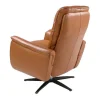 Bruine Leren Draaifauteuil 5117-Angel Cerda New