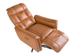 Bruine Leren Draaifauteuil 5117-Angel Cerda New