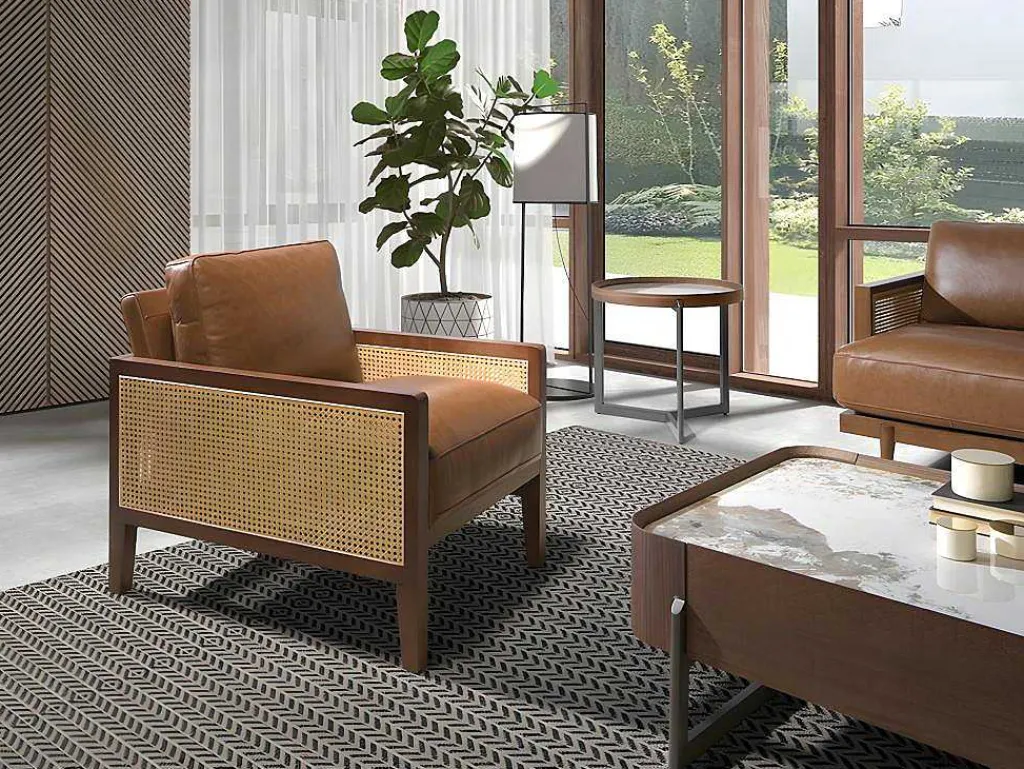 Bruine Leren Fauteuil 5113-Angel Cerda