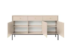 Buffetkast - 3 Laden En 3 Deuren - Beige - Bogdan-Vente-unique Sale