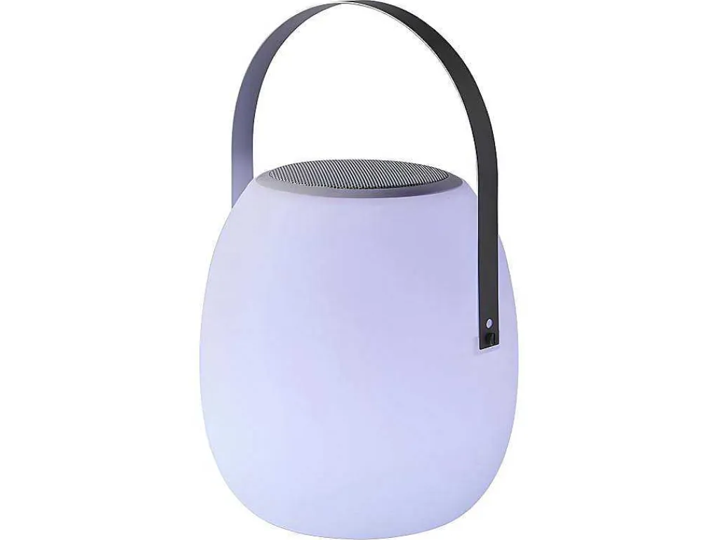 Buitenlamp Op Voet Met Bluetooth-Verbinding Speak - Metaal - H27 Cm - Veranderende Kleuren-OZAIA New