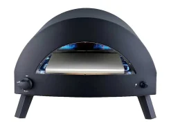 Bukom Pizza Oven Til Gas Zwart.-Vente-unique Best
