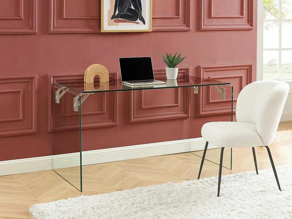 Bureau Van Gehard Glas - Transparant - Madro-Vente-unique