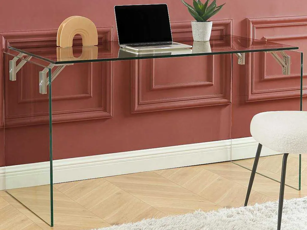 Bureau Van Gehard Glas - Transparant - Madro-Vente-unique