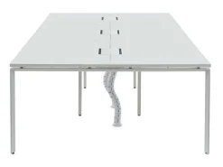 Bureaubank 6 Personen - Wit - L140 Cm - Downtown-Workēa Online
