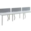 Bureaubank 6 Personen - Wit - L120 Cm - Met Tussenschotten - Downtown-Workēa Discount