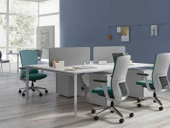 Bureaustoel - Stof - Blauw - Humia-Workēa