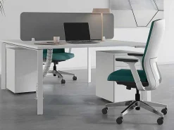 Bureaustoel - Stof - Blauw - Humia-Workēa