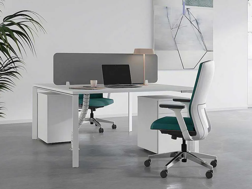 Bureaustoel - Stof - Blauw - Humia-Workēa