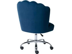 Bureaustoel - Velours - Blauw - Verstelbare Hoogte - Ruty Van-PASCAL MORABITO New