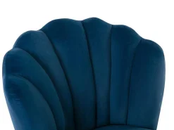 Bureaustoel - Velours - Blauw - Verstelbare Hoogte - Ruty Van-PASCAL MORABITO New