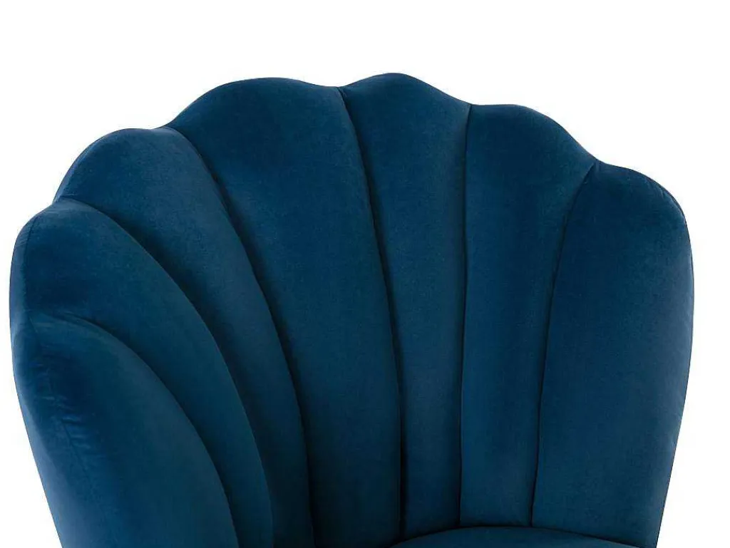 Bureaustoel - Velours - Blauw - Verstelbare Hoogte - Ruty Van-PASCAL MORABITO New