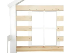 Cabine Stapelbed 90X200Cm - Massief Grenen - Met Trap En Glijbaan - Wit-ModernLuxe Sale