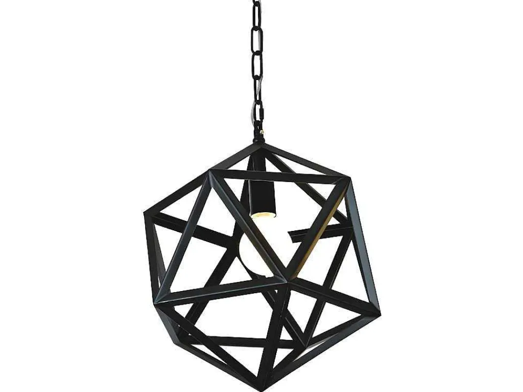 Cage Hanglamp, Zwart, 30X30X100 Cm,-EPIKASA