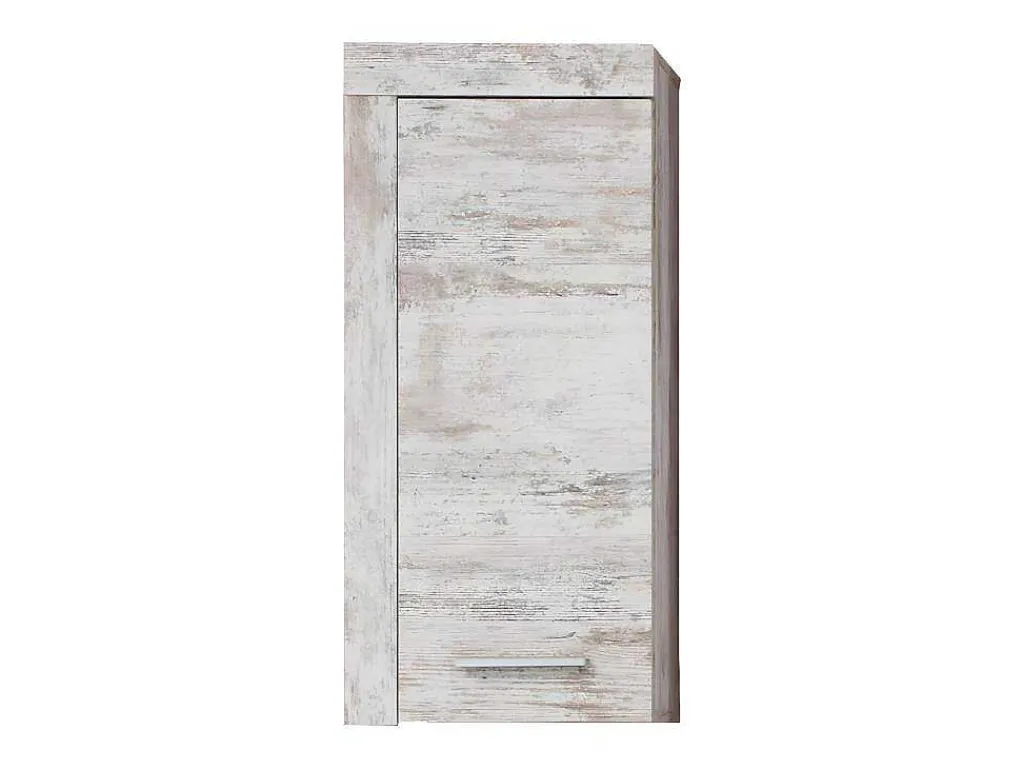 Cancun/Boombad Badkamerkast 1 Deur Wit Grenen Decor.-Trendteam Online