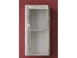 Cancun/Boombad Badkamerkast 1 Deur Wit Grenen Decor.-Trendteam Online