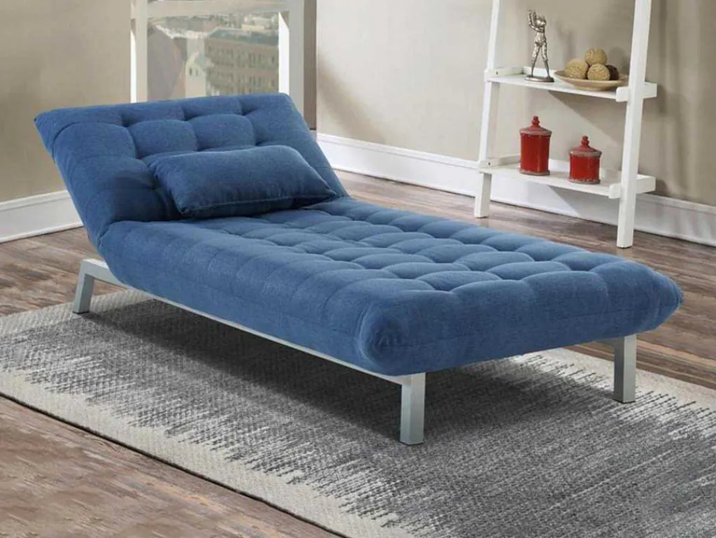 Chaise Longue Hornet - Blauw-Vente-unique Hot