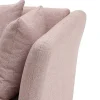 Chaise Longue Links Van Roze Stof Napasa-Vente-unique Sale