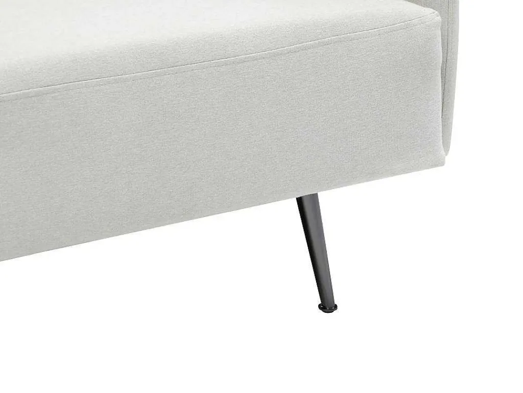 Chaise Longue Rechts Van Cremekleurige Stof Napasa-Vente-unique