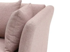Chaise Longue Rechts Van Roze Stof Napasa-Vente-unique