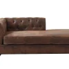 Chesterfield Chaise Longue - Hoek Rechts - Shirel Van Microvezel Met Lived-In Leeraspect-Vente-unique Outlet