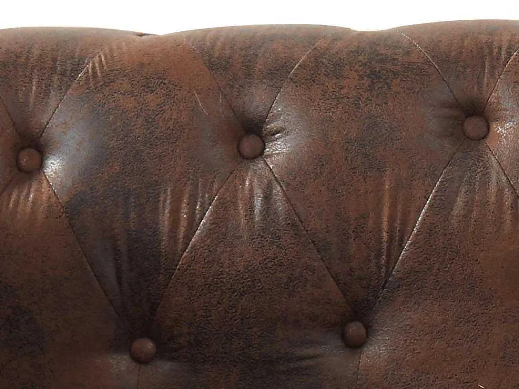 Chesterfield Chaise Longue - Hoek Rechts - Shirel Van Microvezel Met Lived-In Leeraspect-Vente-unique Outlet