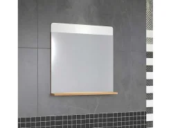 Ciara Spiegel 1 Plank Artisanaal Eiken Decor, Spiegelglas.-Trendteam Clearance