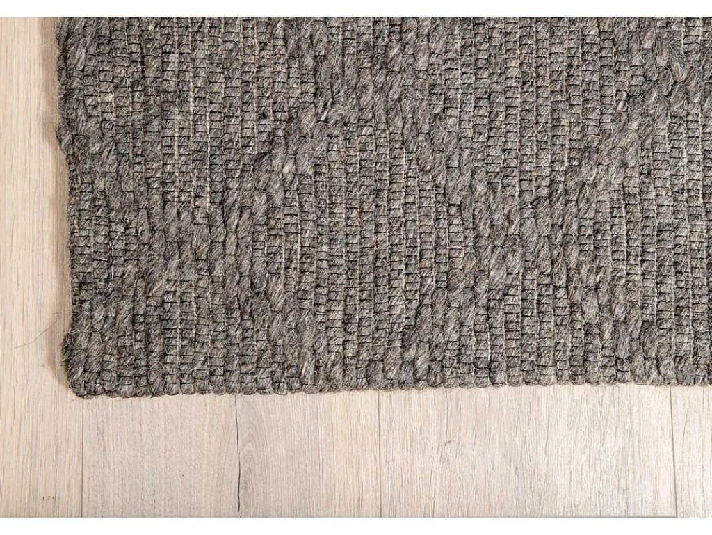 Cloudy Vloerkleed 300X200 Cm Wol Grijs.-Vente-unique Clearance