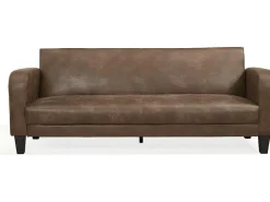 Club Bedbank Inicio Van Microvezel Met Lived-In Leereffect-Vente-unique New