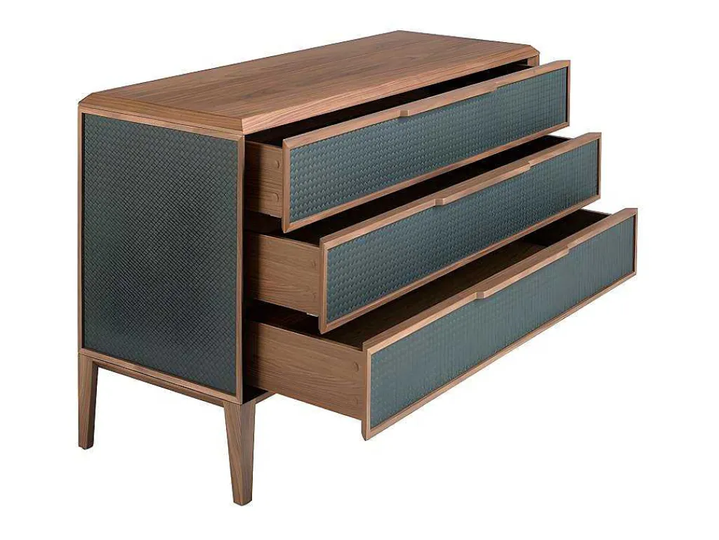 Commode Van Pvc Donkergroen En Walnoot 7150-Angel Cerda