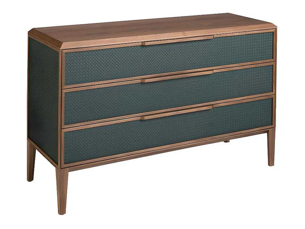 Commode Van Pvc Donkergroen En Walnoot 7150-Angel Cerda