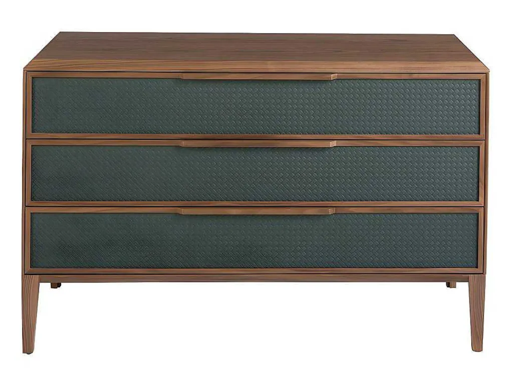 Commode Van Pvc Donkergroen En Walnoot 7150-Angel Cerda