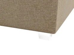 Complete Set Met Boxspring En Hoofdbord + Bedbodem + Matras + Topmatras - 180 X 200 Cm - Stof - Beige - Onan Van Ysmee-Ysmée Discount