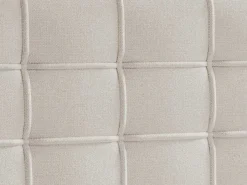 Complete Set Met Boxspring En Gecapitonneerd Hoofdbord + Bedbodem + Matras + Topmatras - 160 X 200 Cm - Stof - Beige - Inao Van Ysmee-Ysmée