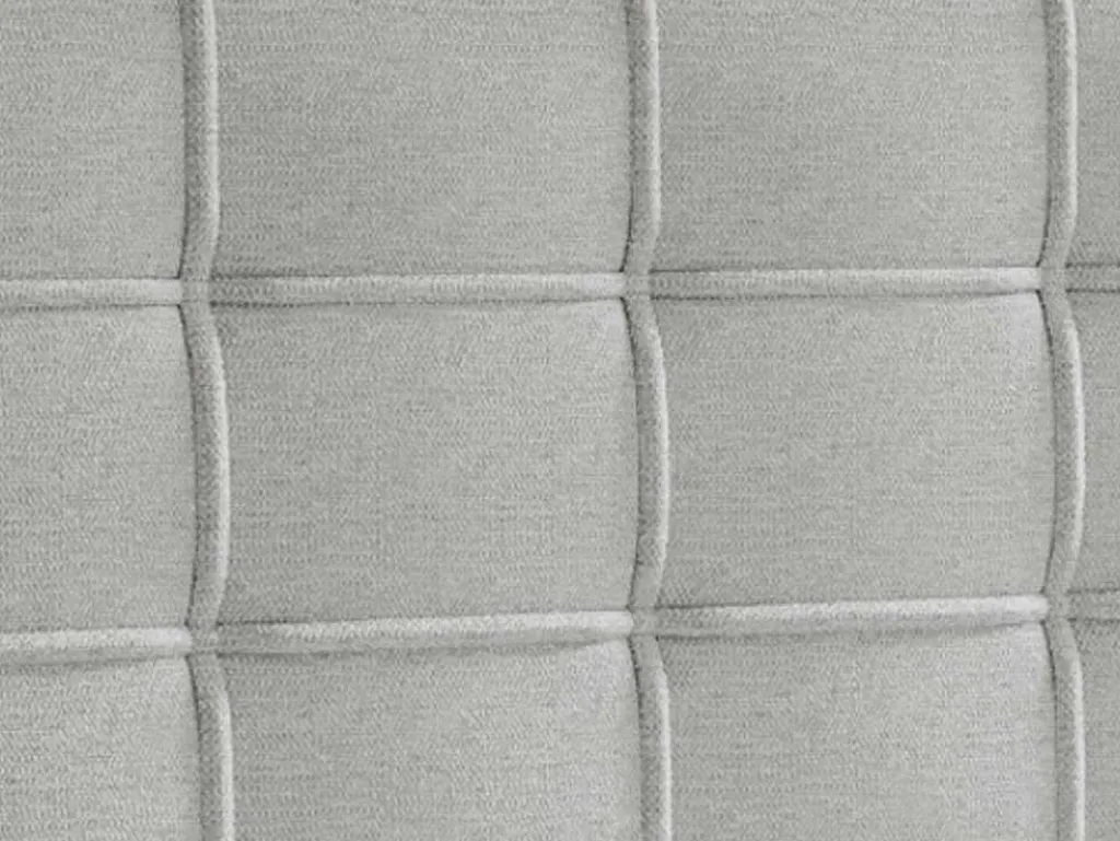 Complete Set Met Boxspring En Gecapitonneerd Hoofdbord + Bedbodem + Matras + Topmatras - 160 X 200 Cm - Stof - Lichtgrijs - Inao Van Ysmee-Ysmée Online