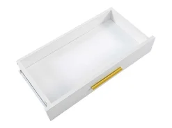 Console Met 2 Lades - Moderne Stijl - Wit & Goud-ModernLuxe Sale