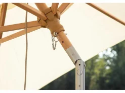 Corypho Parasol Met Kantelfunctie Wit.-Vente-unique Best