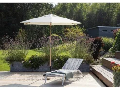 Corypho Parasol Met Kantelfunctie Wit.-Vente-unique Best