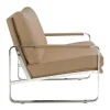 Creme Eco-Leren Gestoffeerde Fauteuil 5046-Angel Cerda New