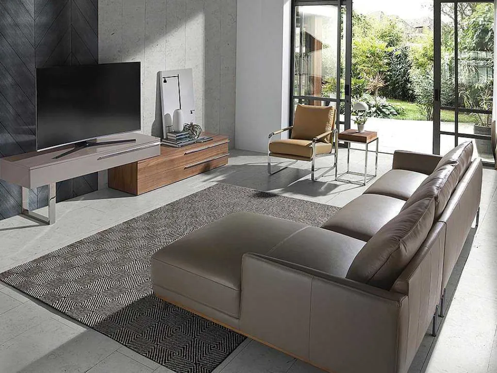 Creme Eco-Leren Gestoffeerde Fauteuil 5046-Angel Cerda New