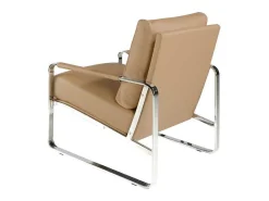 Creme Eco-Leren Gestoffeerde Fauteuil 5046-Angel Cerda New
